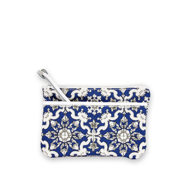 Portamonete Le Camerelle Maiolic XS New Blu Bianco