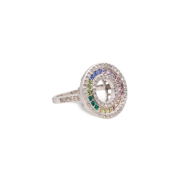 Anello Rainbow Polo Silver