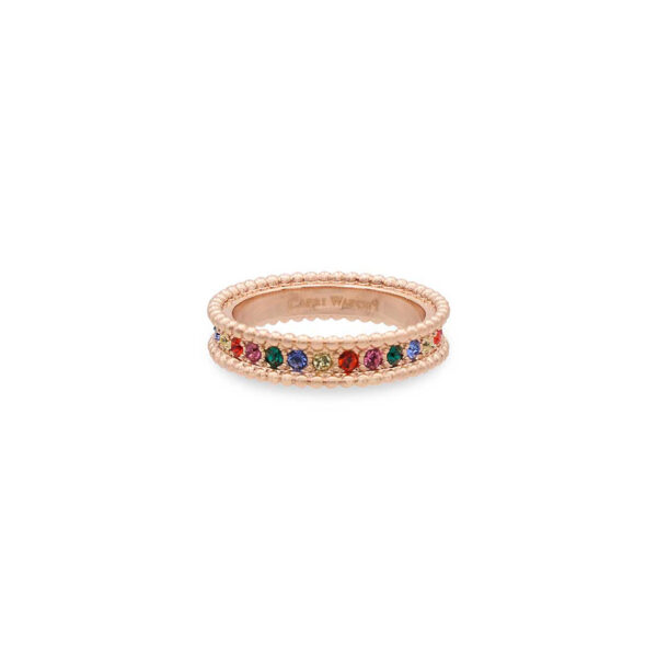 Anello Rainbow Vera Rose Gold