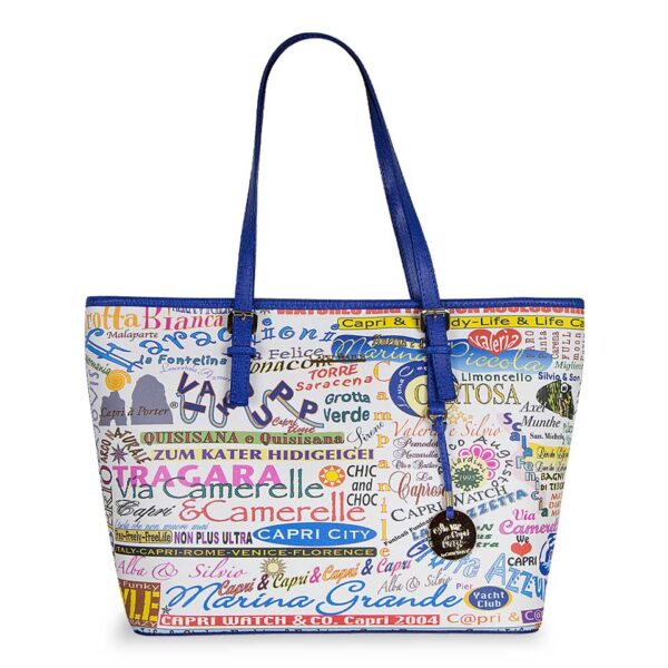 Bag Virginia Graffiti Blu Royal
