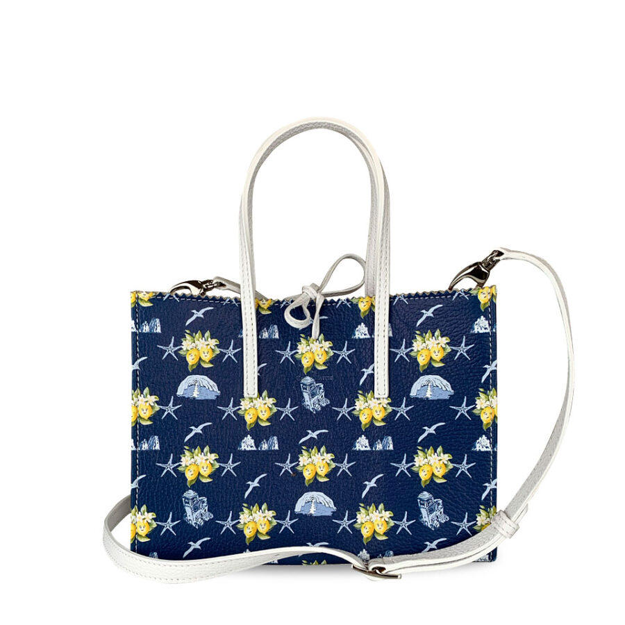 Borsa Alba 24 Lemon Memories Blue Navy - immagine 3