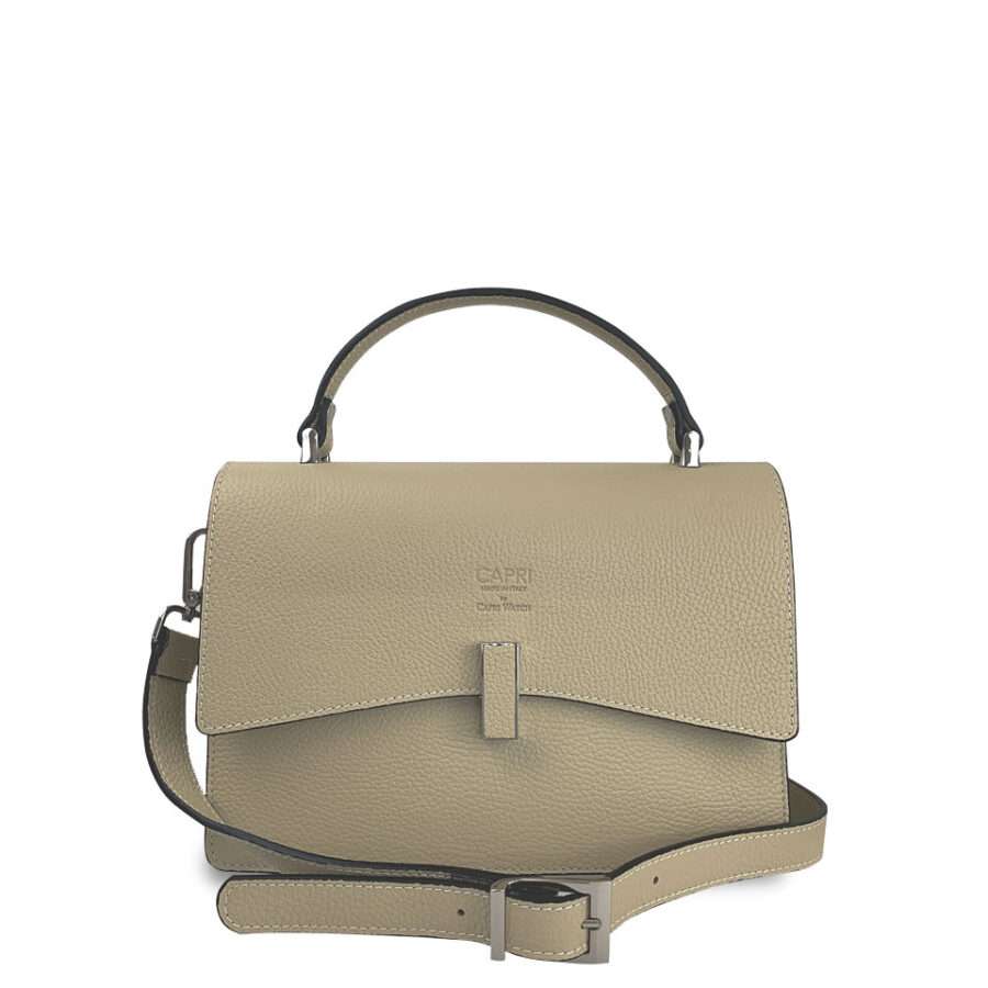 Borsa Beige a mano e con tracolla - immagine 3
