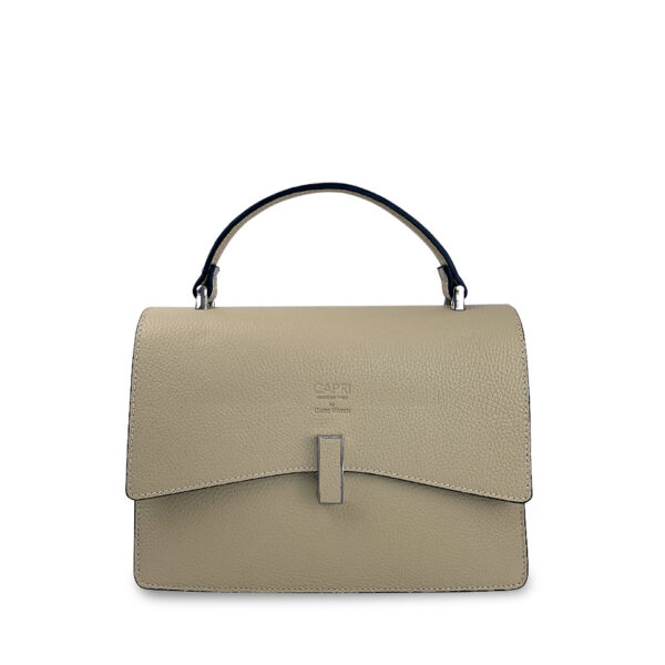 Borsa Beige a mano e con tracolla