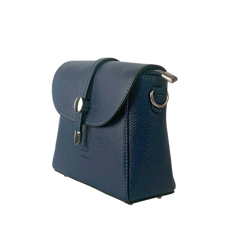 Borsa Blu Navy con tracolla - immagine 2
