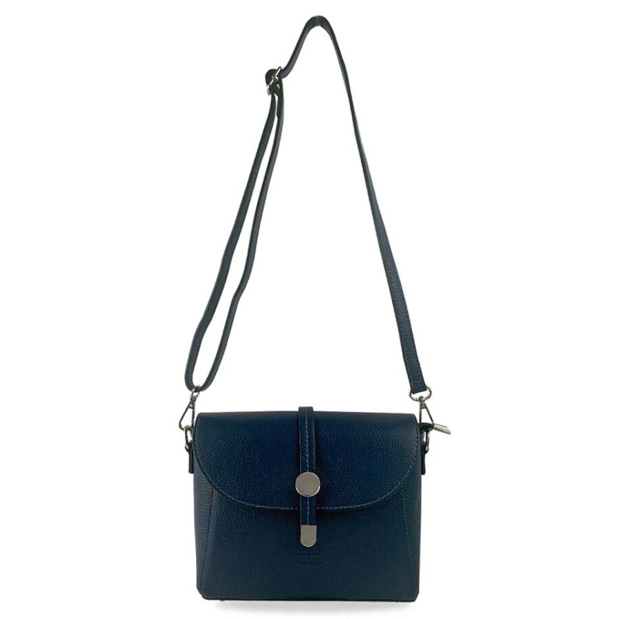 Borsa Blu Navy con tracolla - immagine 3