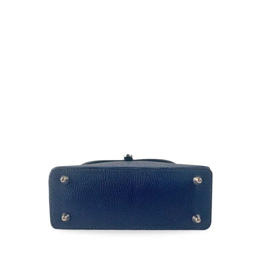 Borsa Blu Navy con tracolla - immagine 6