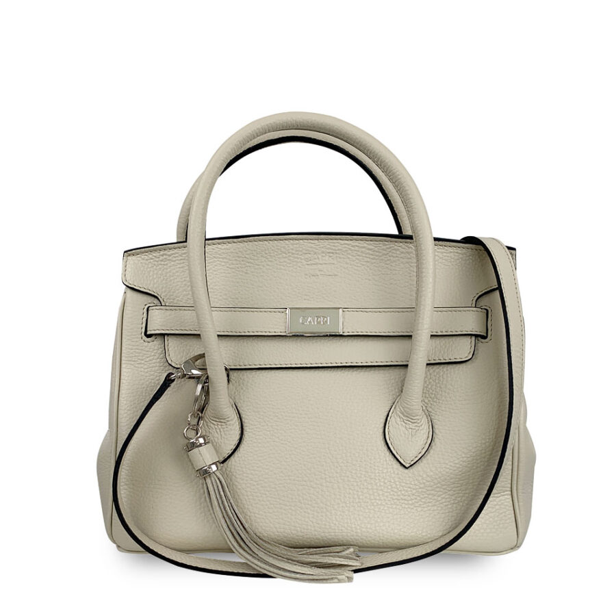 Borsa Capri 30 Alce stampato Beige - immagine 4