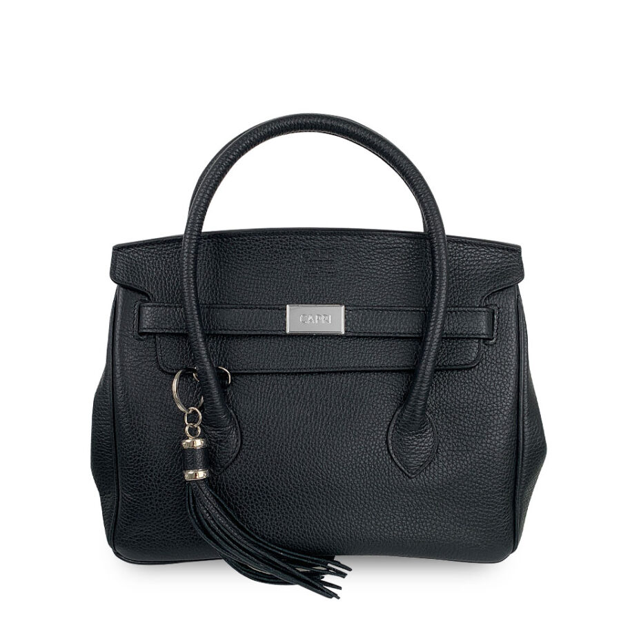 Borsa Capri 30 Alce stampato Black