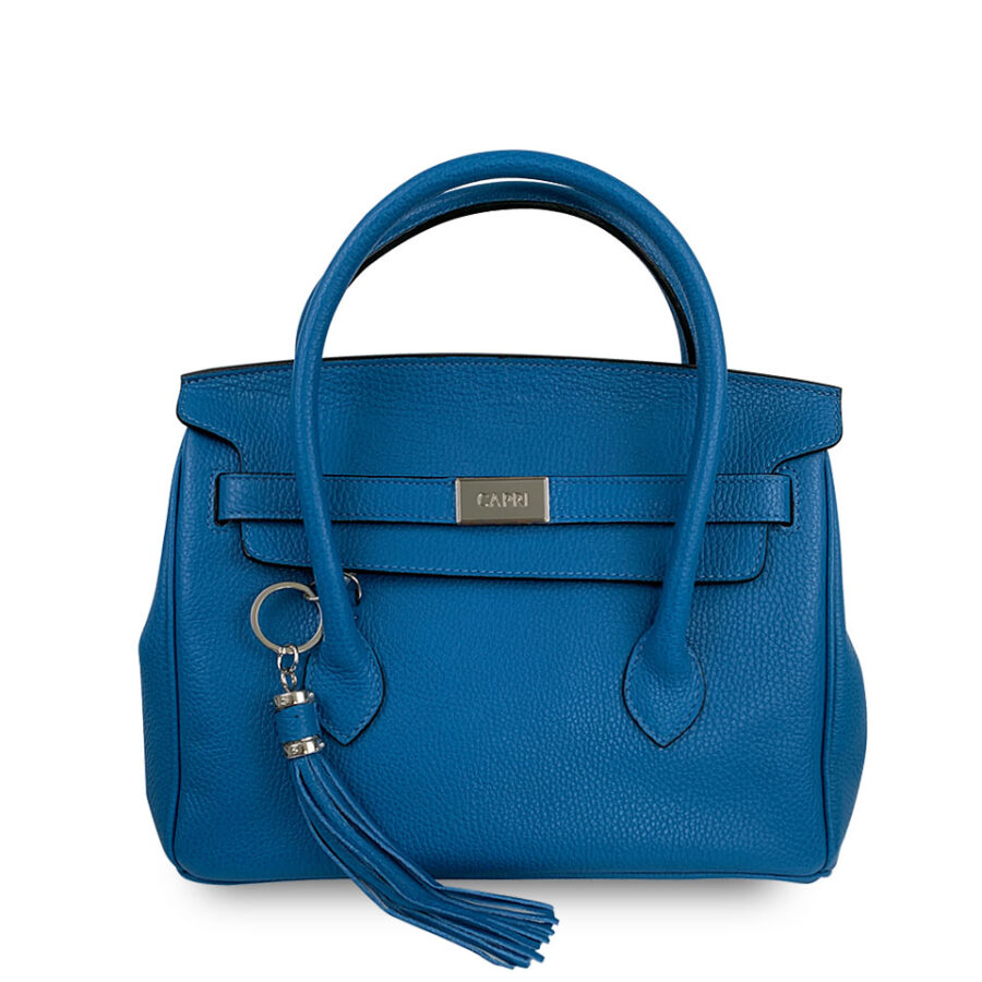 Borsa Capri 30 Alce stampato Blue Light
