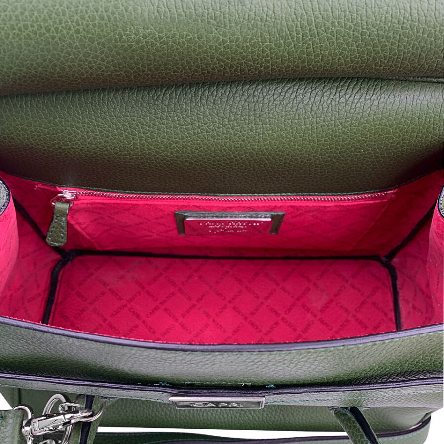 Borsa Capri 30 Alce stampato Green - immagine 3