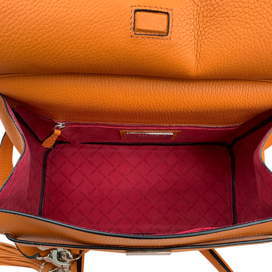 Borsa Capri 30 Alce stampato Orange - immagine 4