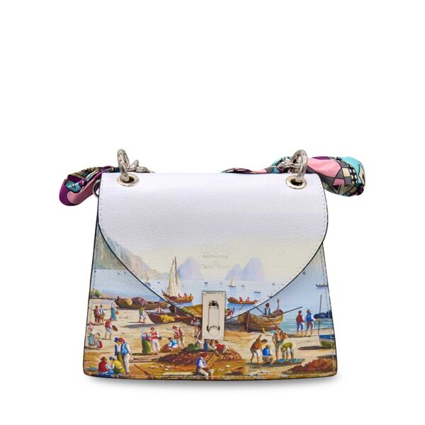 Borsa Foulard Gouache Blue Baby