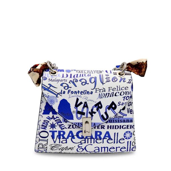 Borsa Foulard Graffiti Blue Royal