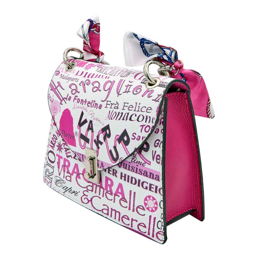Borsa Foulard Graffiti Fuchsia - immagine 2