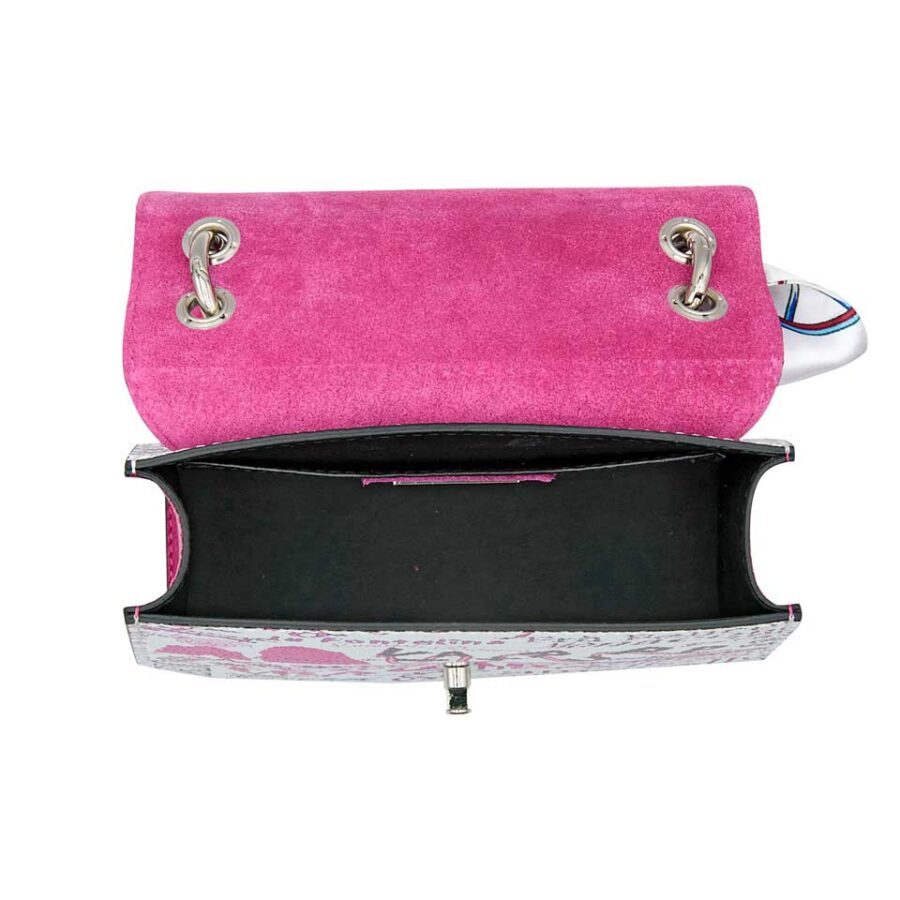 Borsa Foulard Graffiti Fuchsia - immagine 4