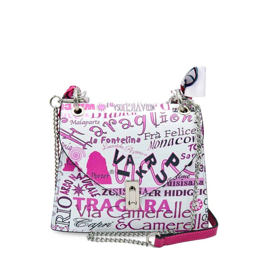Borsa Foulard Graffiti Fuchsia - immagine 5