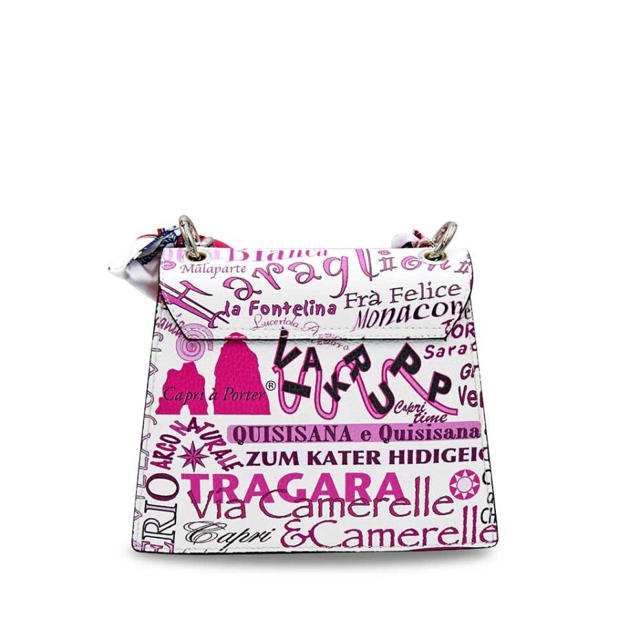 Borsa Foulard Graffiti Fuchsia - immagine 6