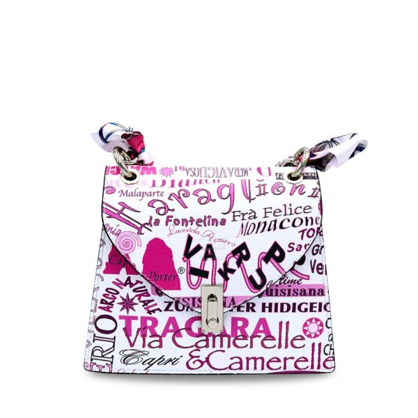 Borsa Foulard Graffiti Fuchsia