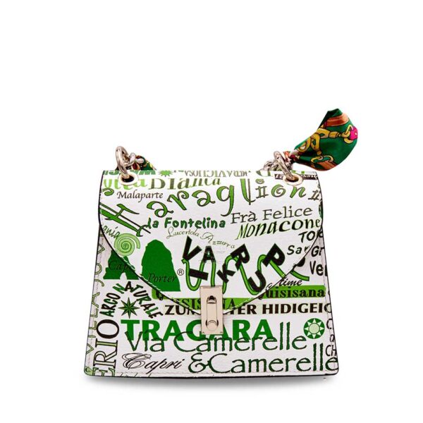 Borsa Foulard Graffiti Light Green