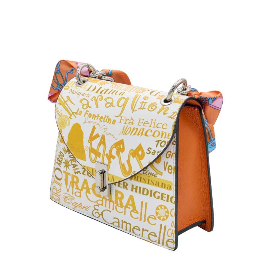 Borsa Foulard Graffiti Orange - immagine 2