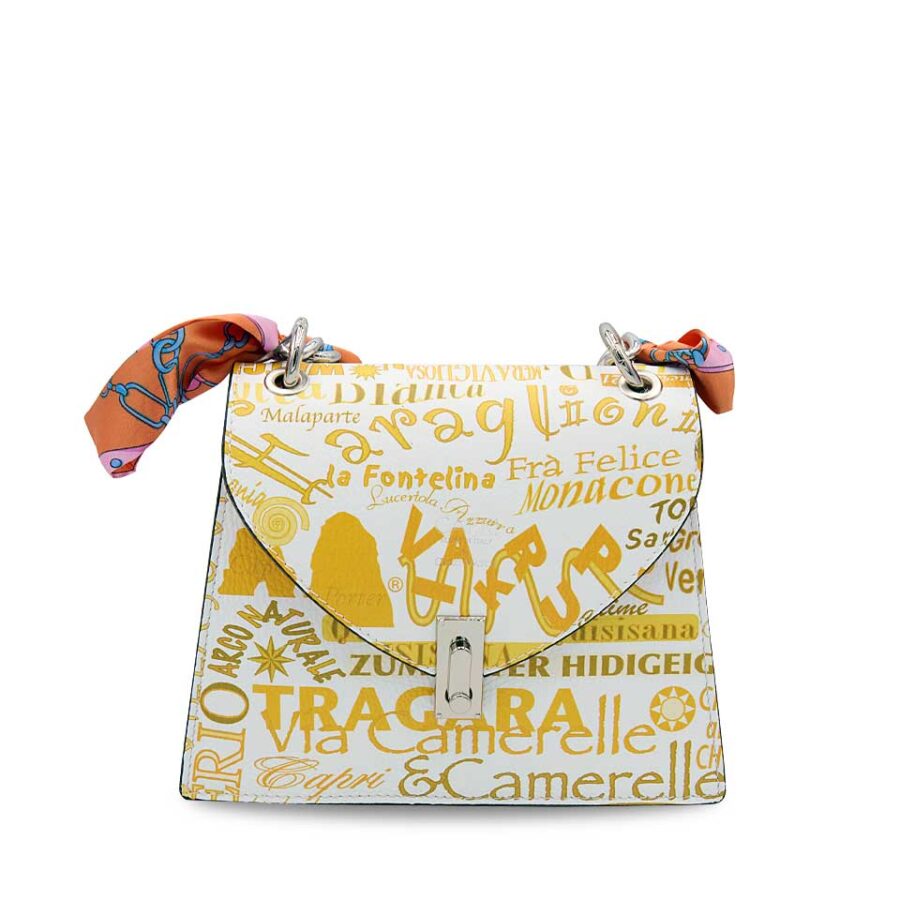 Borsa Foulard Graffiti Orange