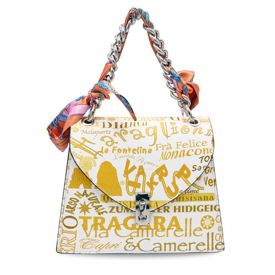 Borsa Foulard Graffiti Orange - immagine 3