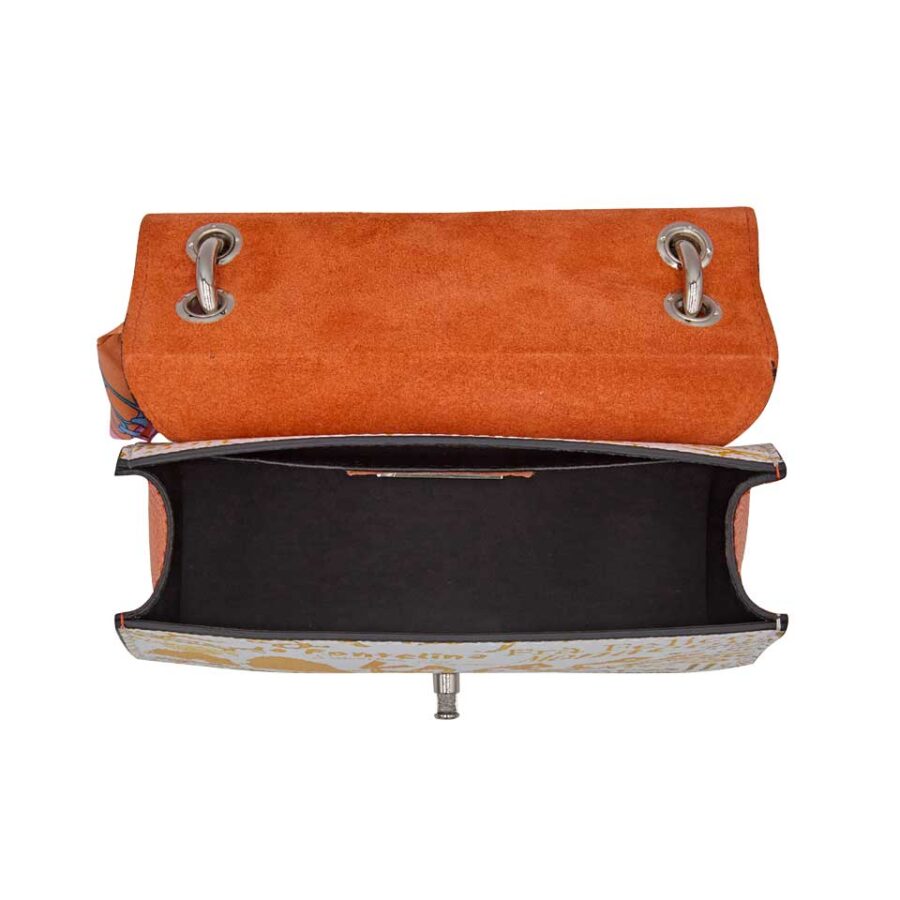Borsa Foulard Graffiti Orange - immagine 4