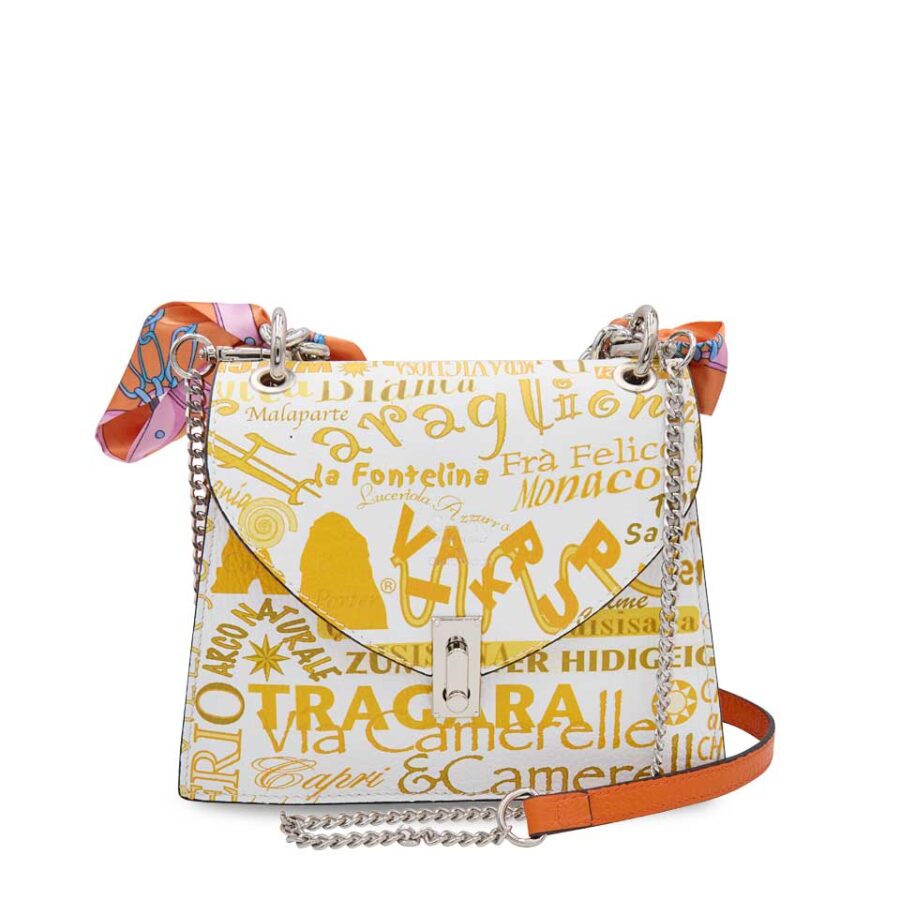 Borsa Foulard Graffiti Orange - immagine 5