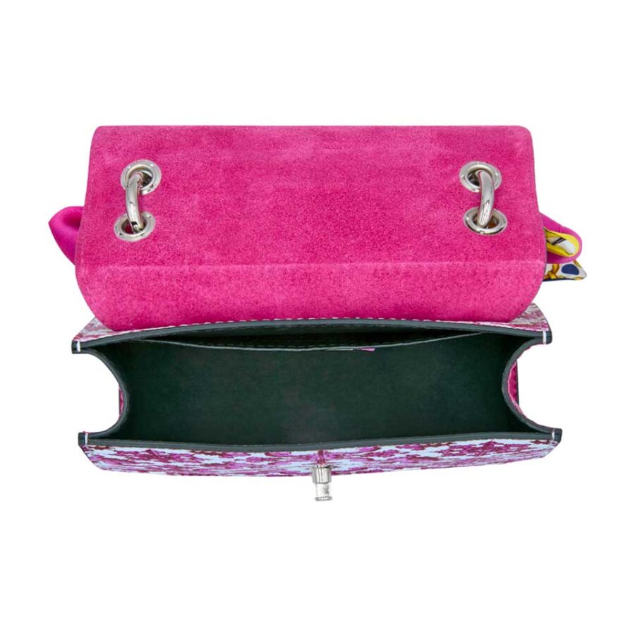 Borsa Foulard Majolica Fuchsia - immagine 4