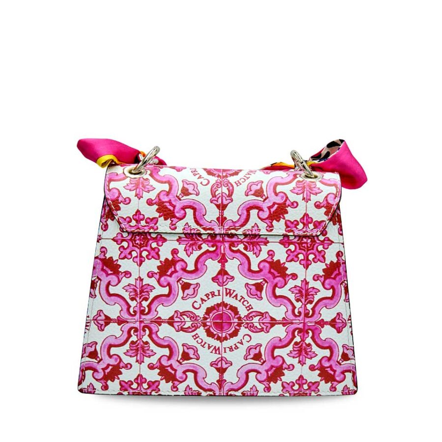 Borsa Foulard Majolica Fuchsia - immagine 6