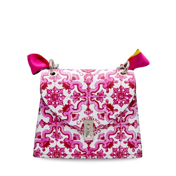 Borsa Foulard Majolica Fuchsia