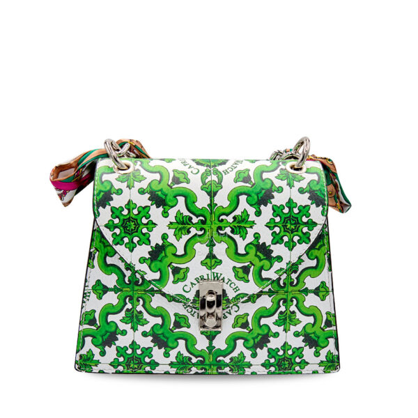 Borsa Foulard Majolica Green