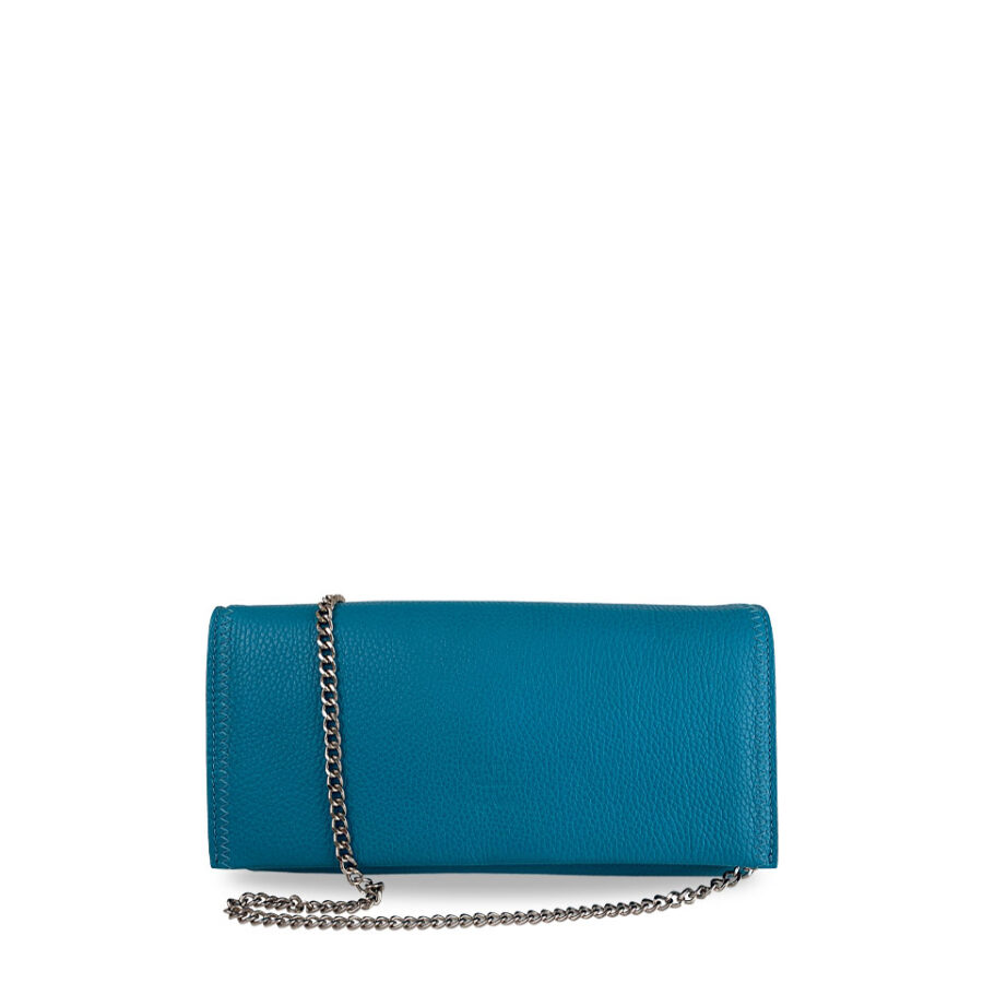 Borsa Grazia Large 27.5 Alce stampato Blue Light