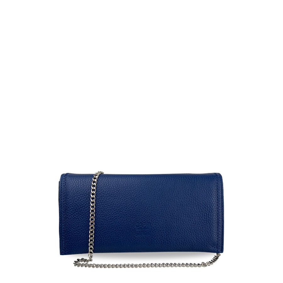 Borsa Grazia Large 27.5 Alce stampato Blue Royal
