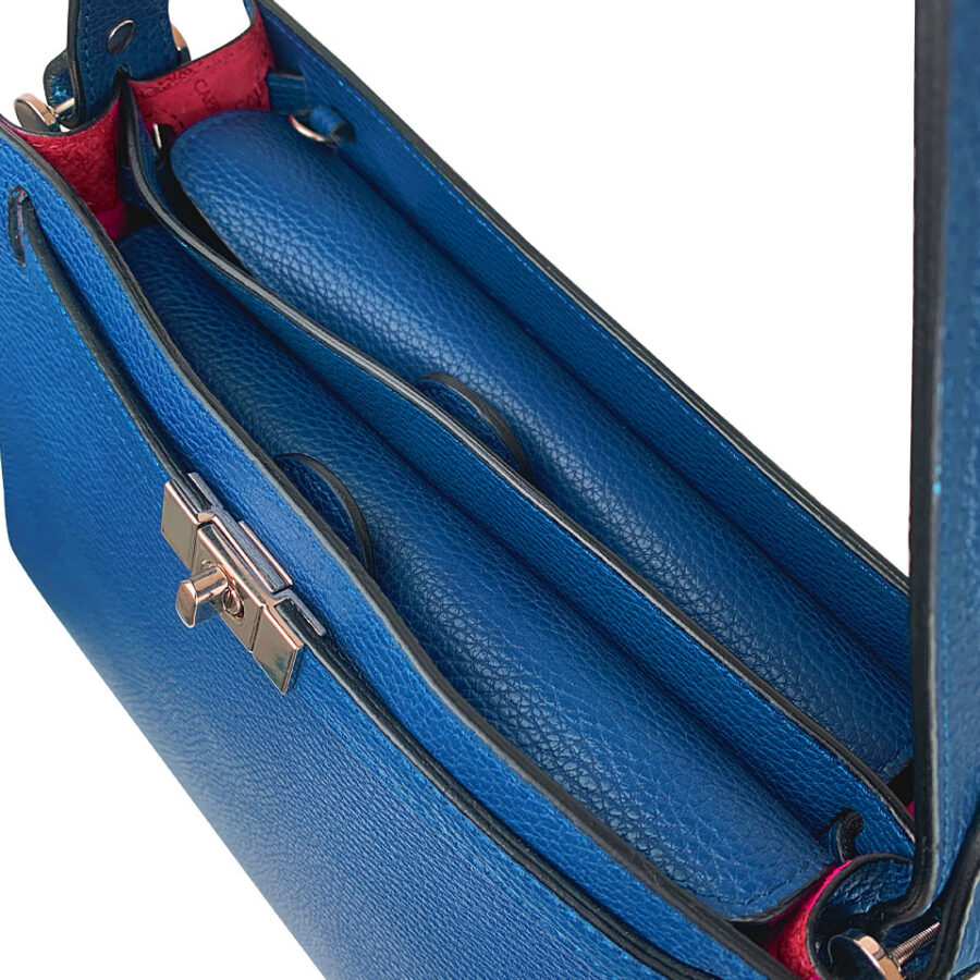 Borsa Holly Large 30 Alce stampato Blue Light - immagine 4
