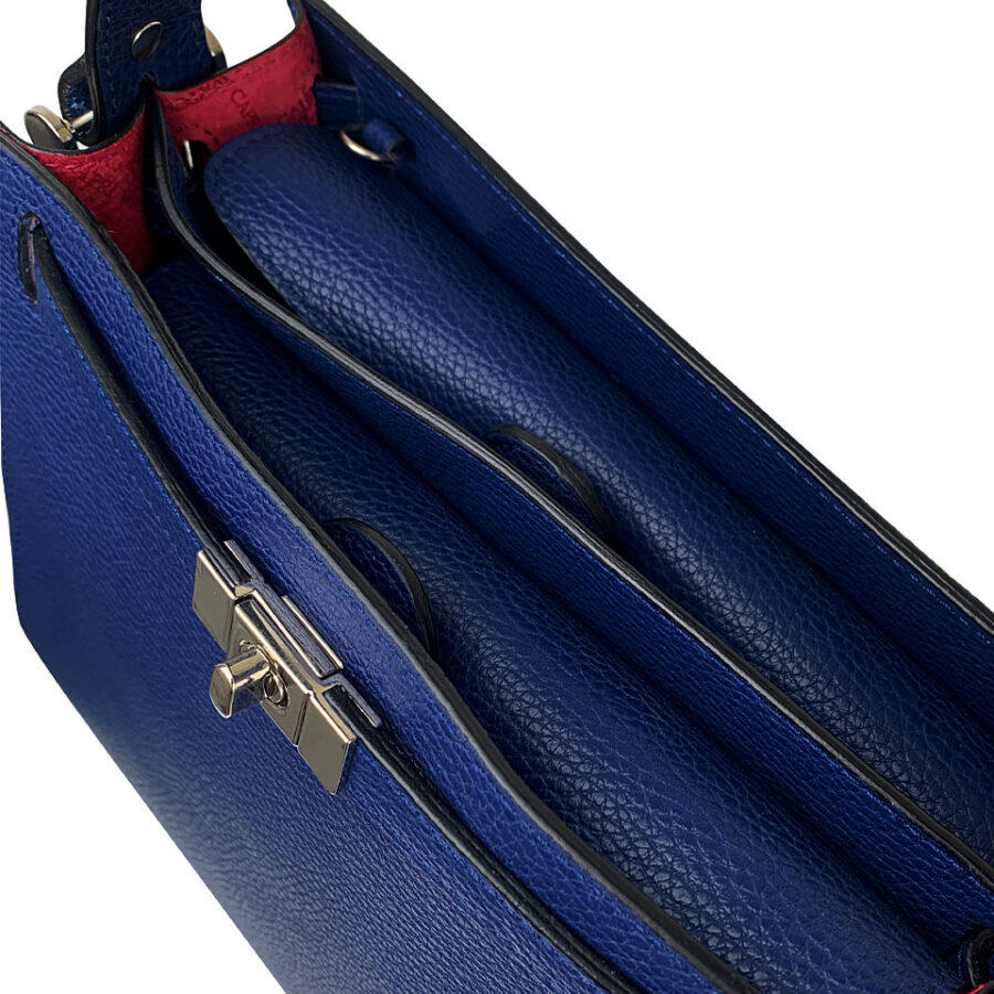 Borsa Holly Large 30 Alce stampato Blue Royal - immagine 3
