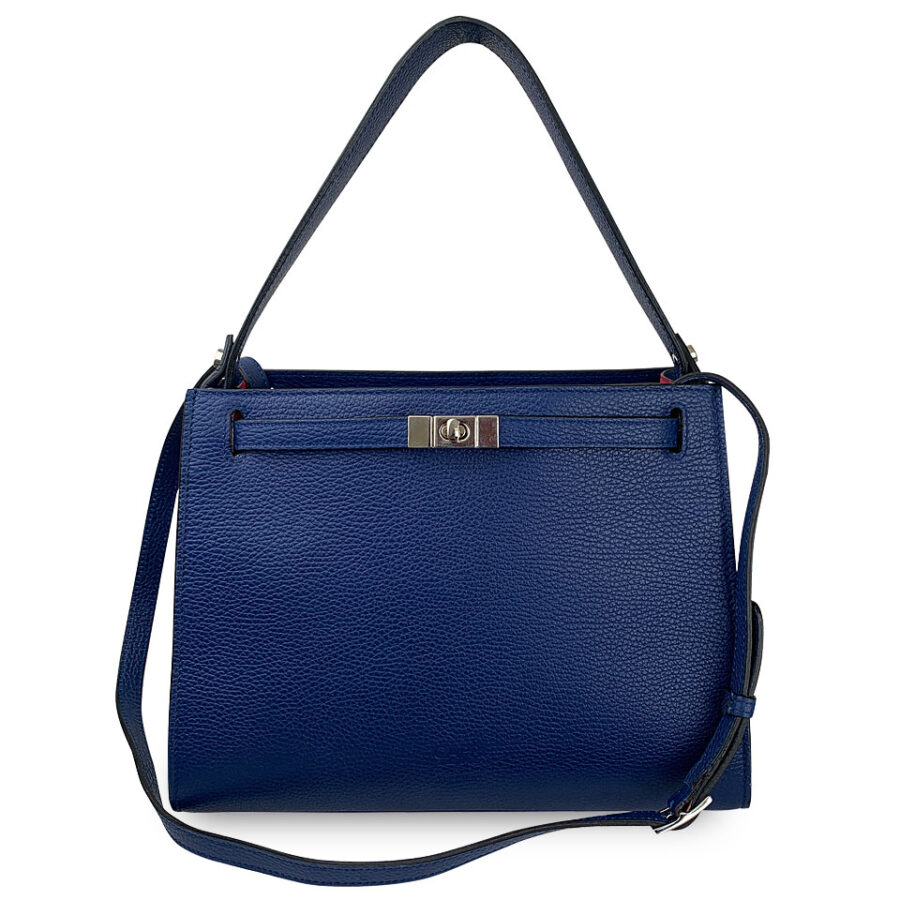 Borsa Holly Large 30 Alce stampato Blue Royal - immagine 4