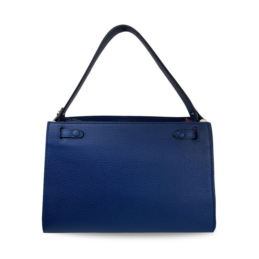 Borsa Holly Media 26 Alce stampato Blue Royal - immagine 5