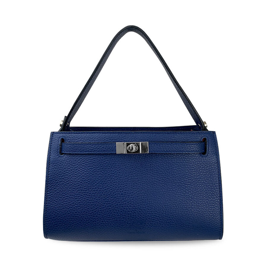 Borsa Holly Media 26 Alce stampato Blue Royal