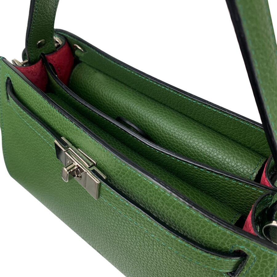 Borsa Holly Media 26 Alce stampato Green - immagine 4