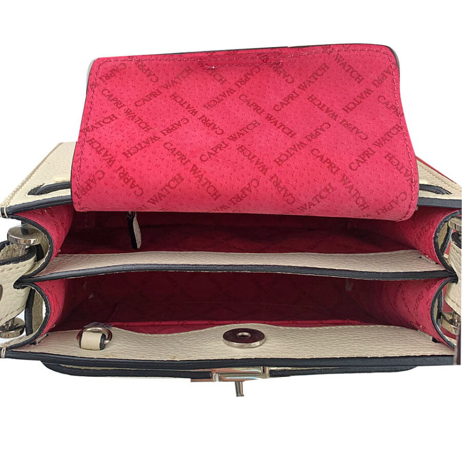 Borsa Holly Mini 22 Alce stampato Beige - immagine 3