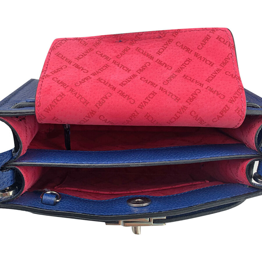 Borsa Holly Mini 22 Alce stampato Blue Royal - immagine 3