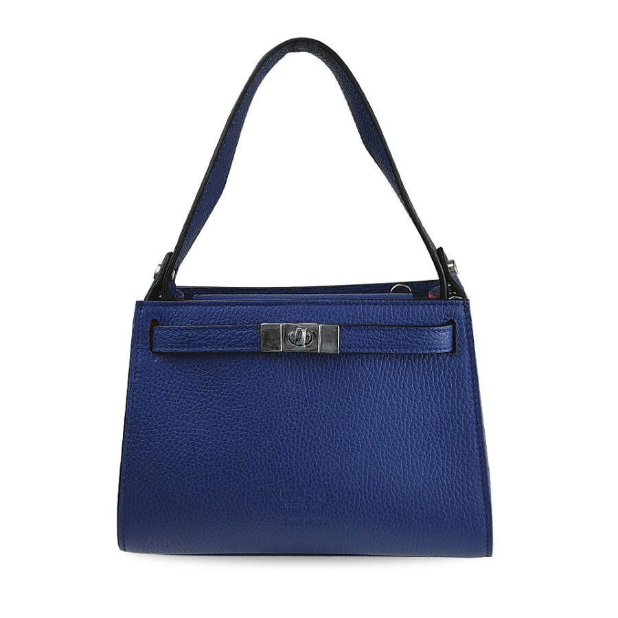 Borsa Holly Mini 22 Alce stampato Blue Royal