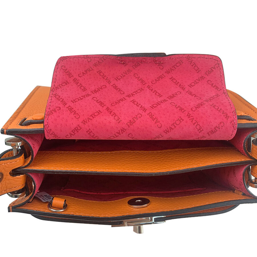 Borsa Holly Mini 22 Alce stampato Orange - immagine 3