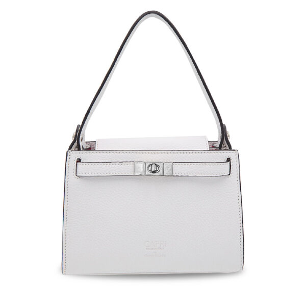 Borsa Holly Mini 22 Alce stampato White