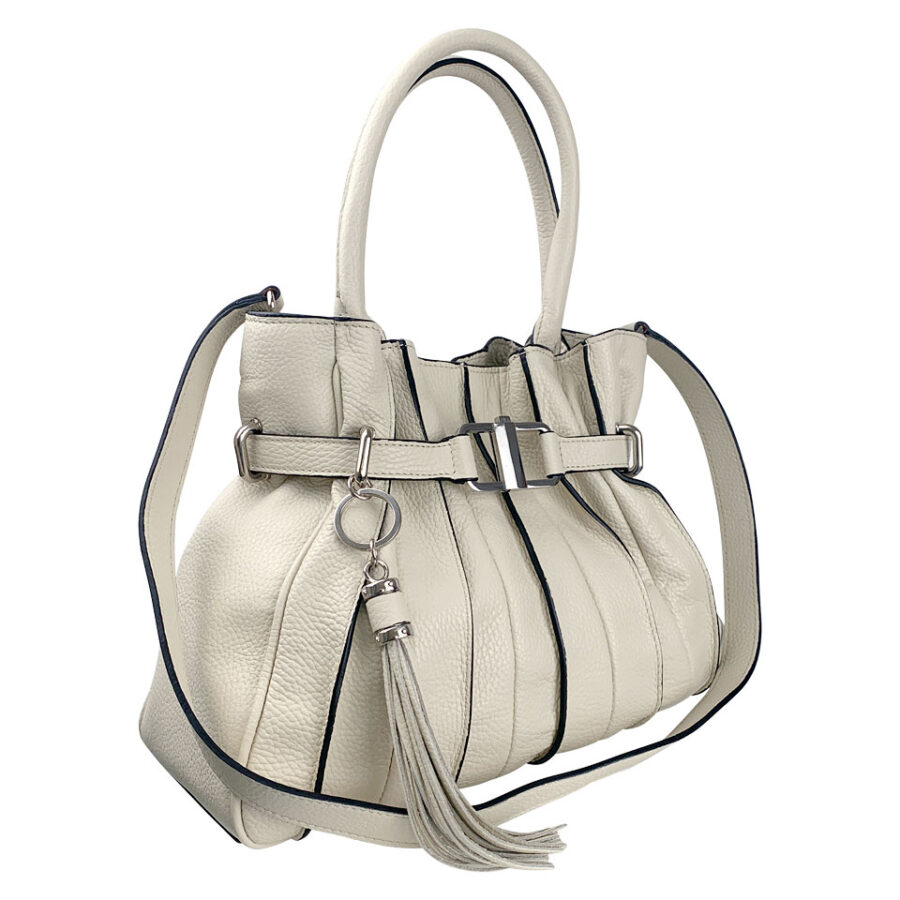 Borsa Marta Media 35 Alce stampato Beige - immagine 3