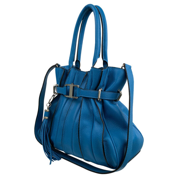 Borsa Marta Media 35 Alce stampato Blue Light