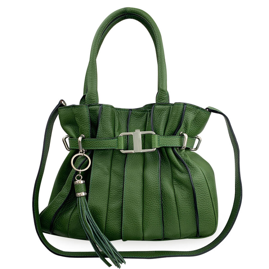 Borsa Marta Media 35 Alce stampato Green - immagine 2