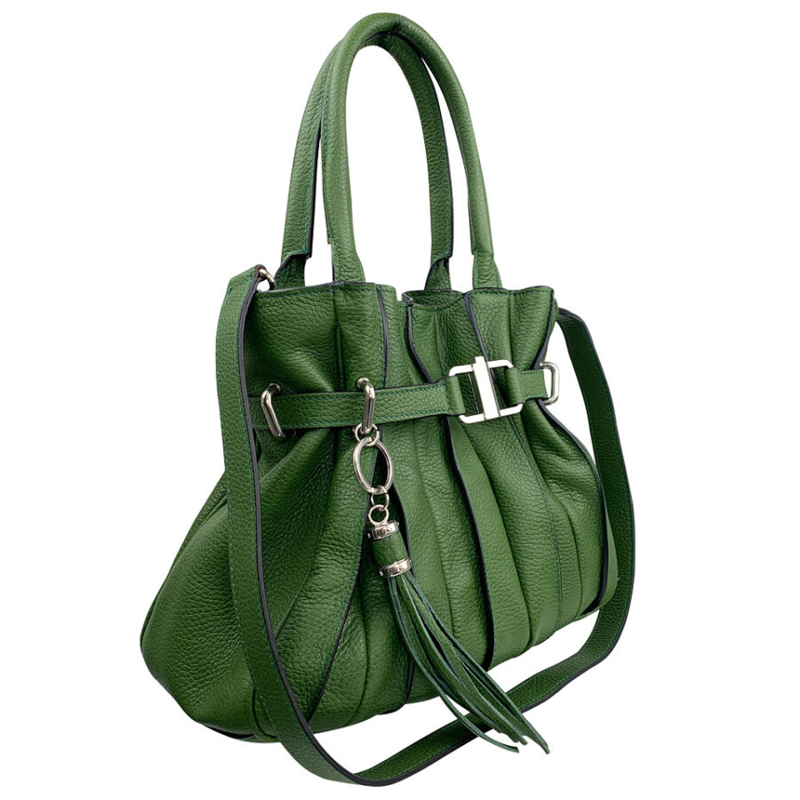 Borsa Marta Media 35 Alce stampato Green - immagine 3