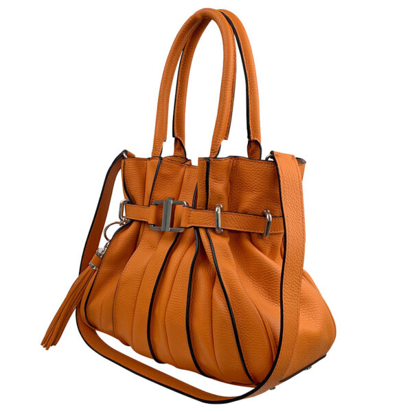 Borsa Marta Media 35 Alce stampato Orange